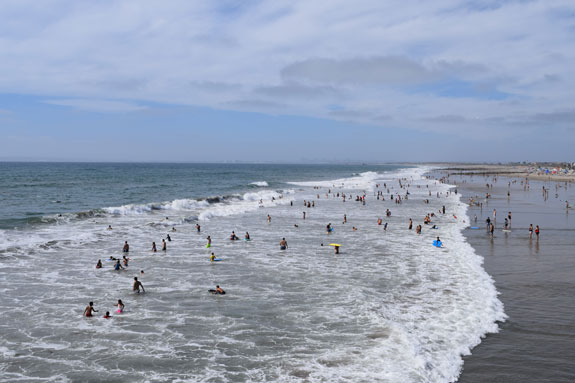 Beach-goers - Imperial Beach
