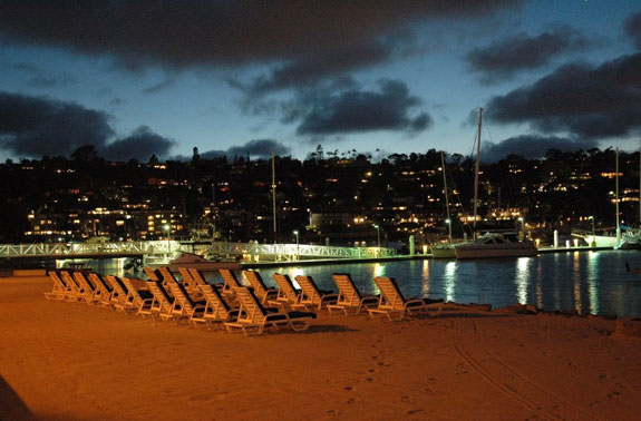 Kona Kai Resort beach, Shelter Island