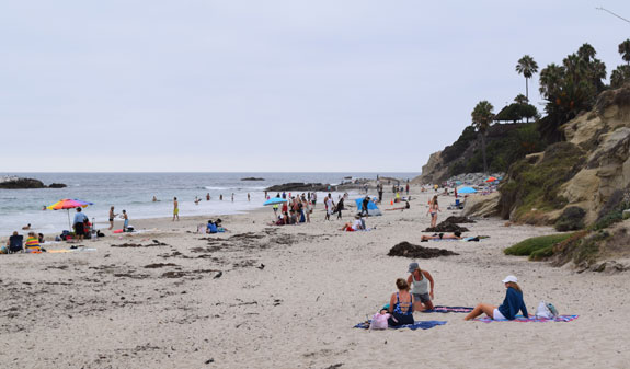Laguna Beach sunbathers