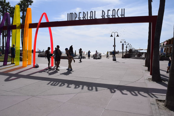 Imperial Beach pier entrance