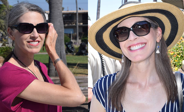 my hair in July 2017