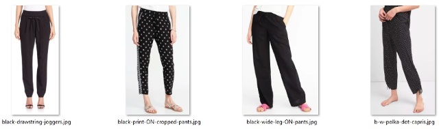 looser-fitting pants