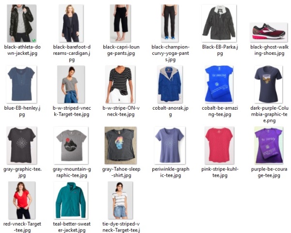 at home wardrobe capsule