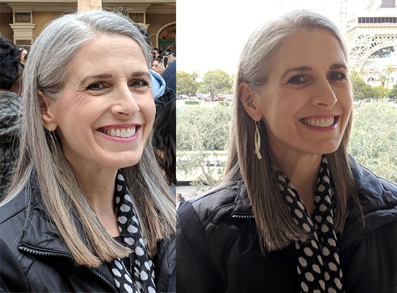 gray hair transition - december 2018