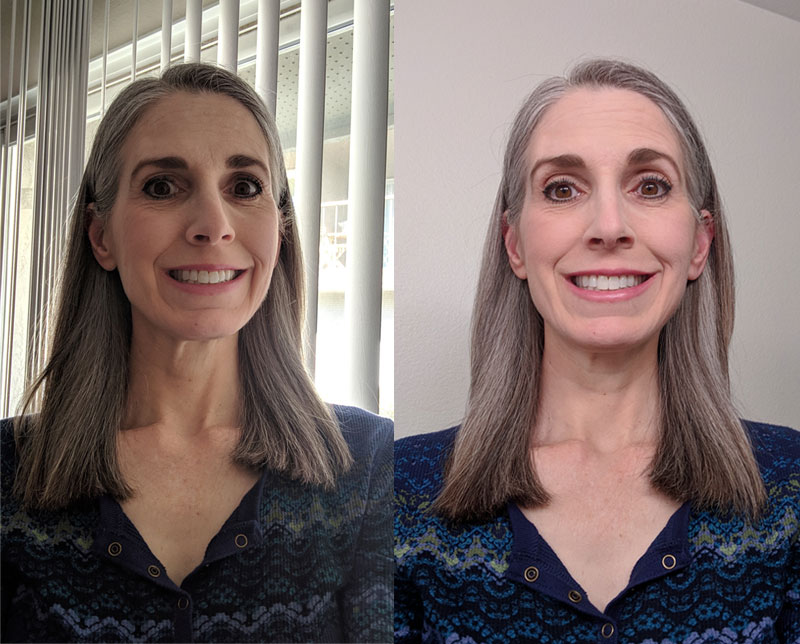 gray hair transition - february 2019