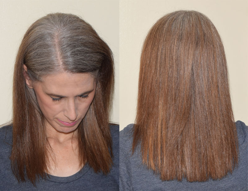 gray hair transition - october 2017