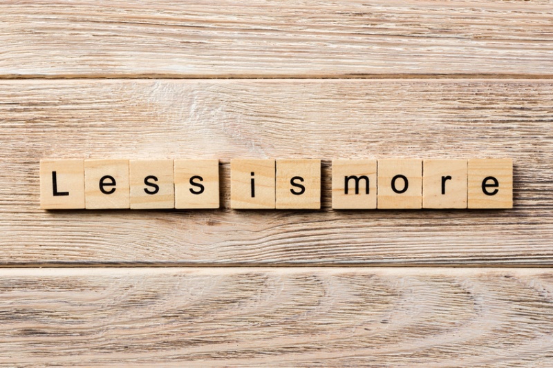 less is more wardrobe