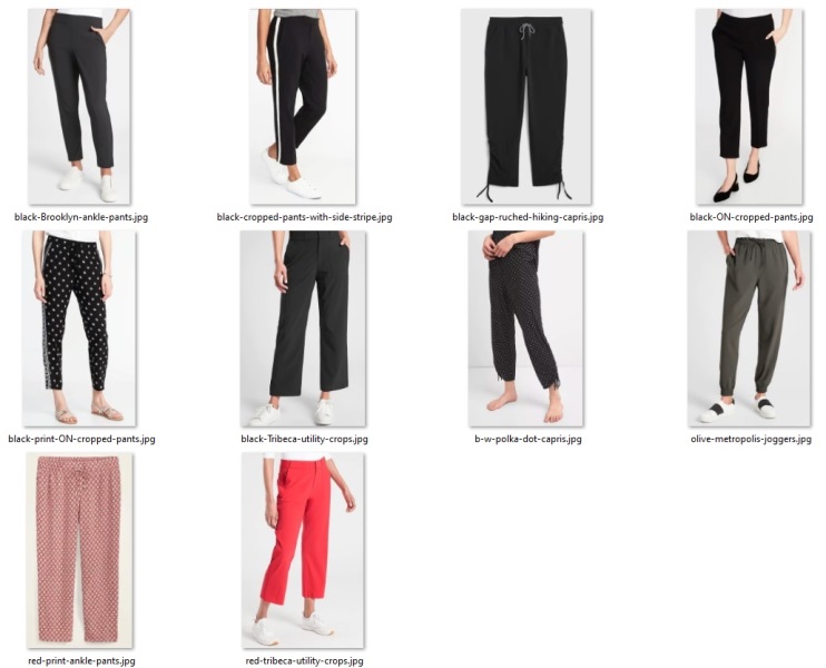 my cropped pants collection