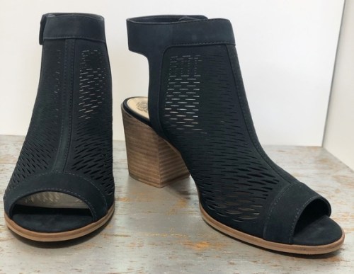 black Vince Camuto Lavette booties
