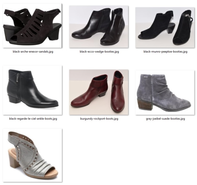 rule of ten shoes for "not summer"