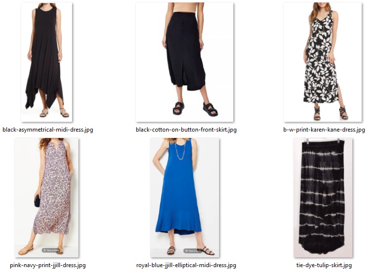 no longer don'ts - midi-length skirts and dresses