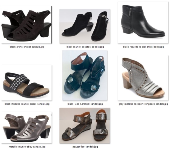 no longer don'ts - wearing only black and metallic shoes