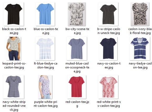 caslon tee collection