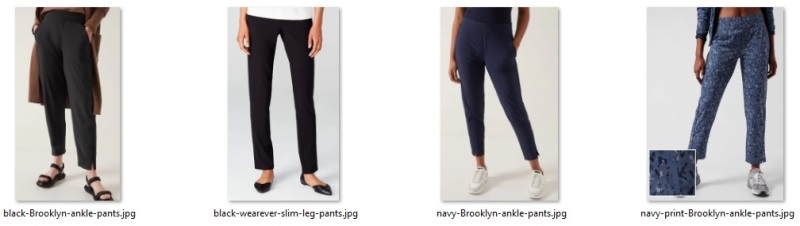 new-purchases - smaller size pants