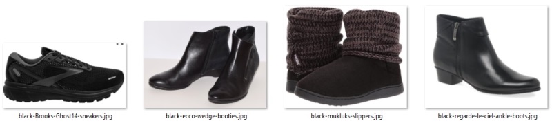 November 2022 Tahoe travel wardrobe - Footwear