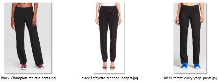 at-home and workout pants from 2017-2018