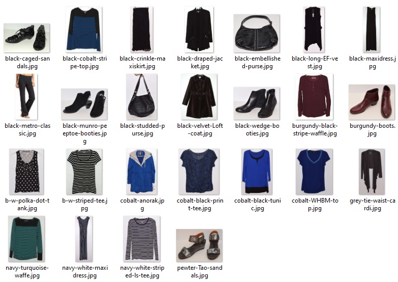 closet items from 2014 through 2016: ALL