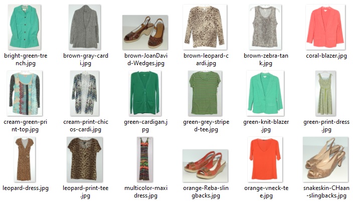 purged items: bad colors