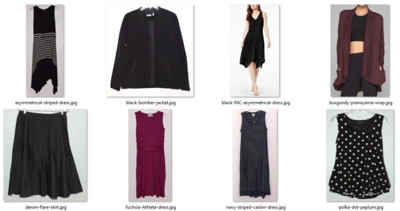 purged items: bad silhouette