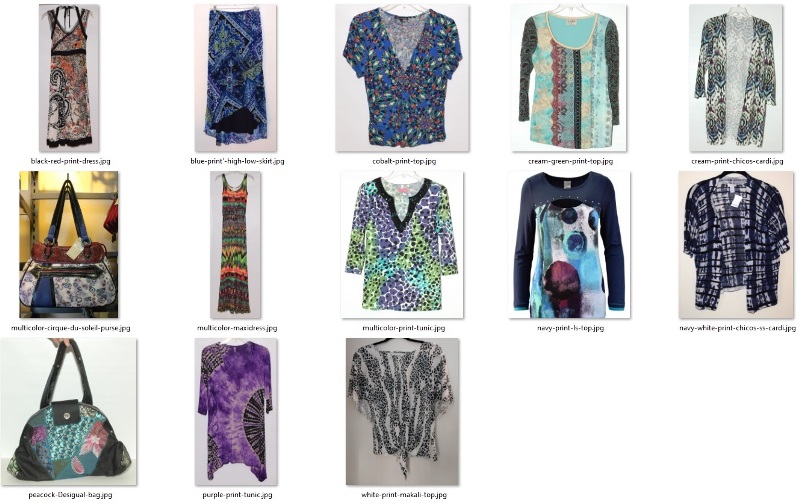 purged items: "busy" prints