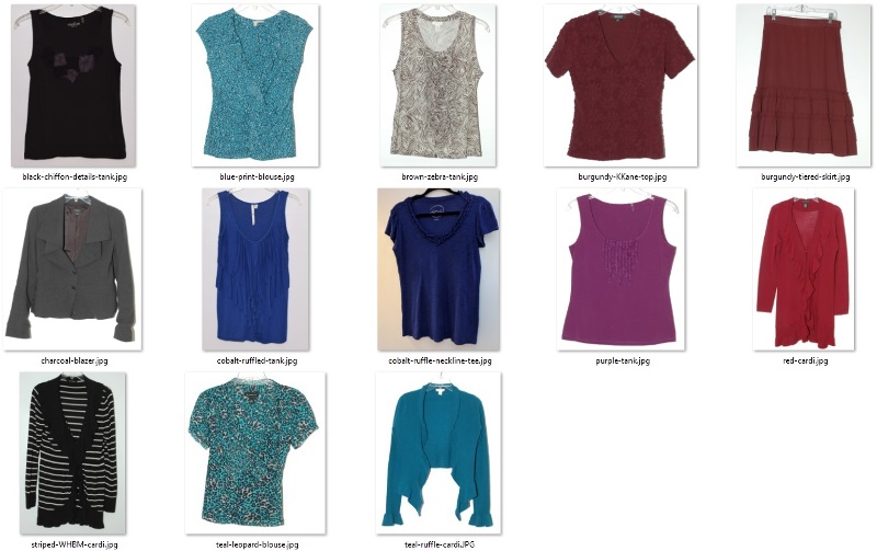 purged items: ruffles