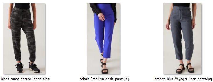 Three new pairs of "fun pants"