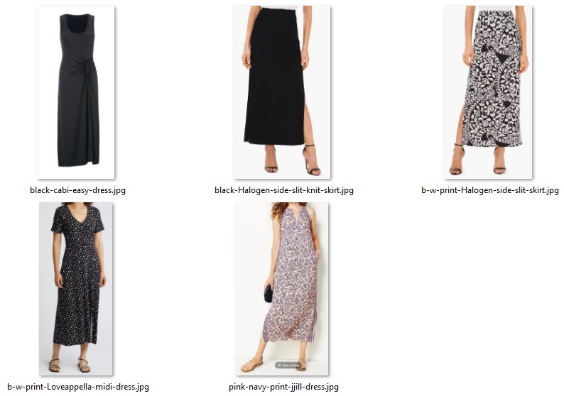 2024 summer dresses and skirts examples