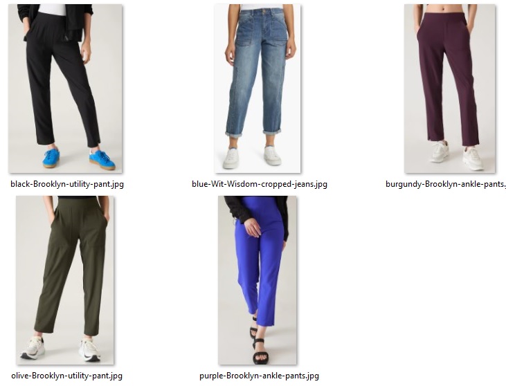 2024 summer pants examples