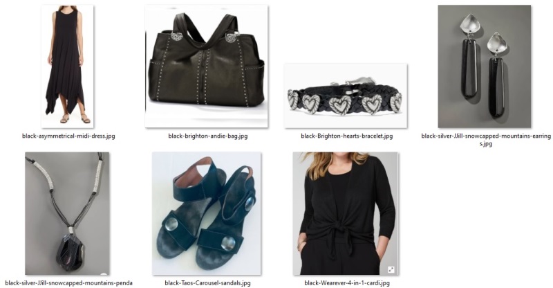 black dress outfit 2